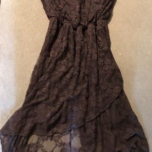 Lace high/low dress